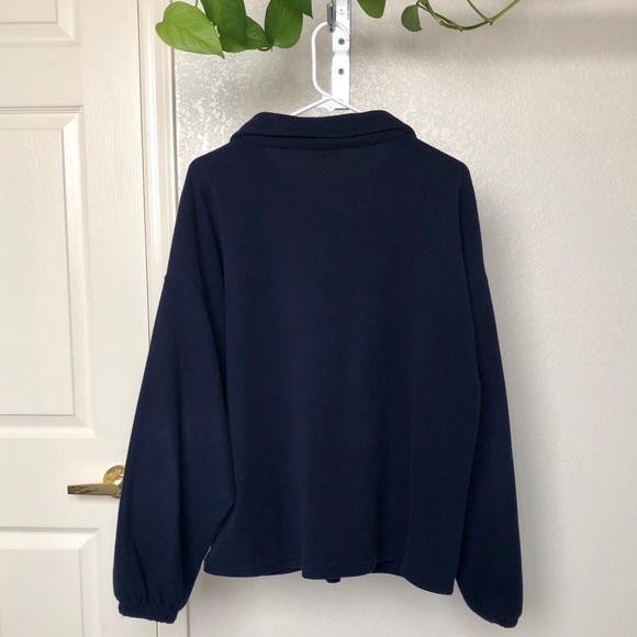 Vintage USA Olympic Zip Up Fleece Sweater - Picture 4 of 4